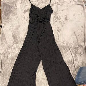 Express Black Strappy Jumpsuit